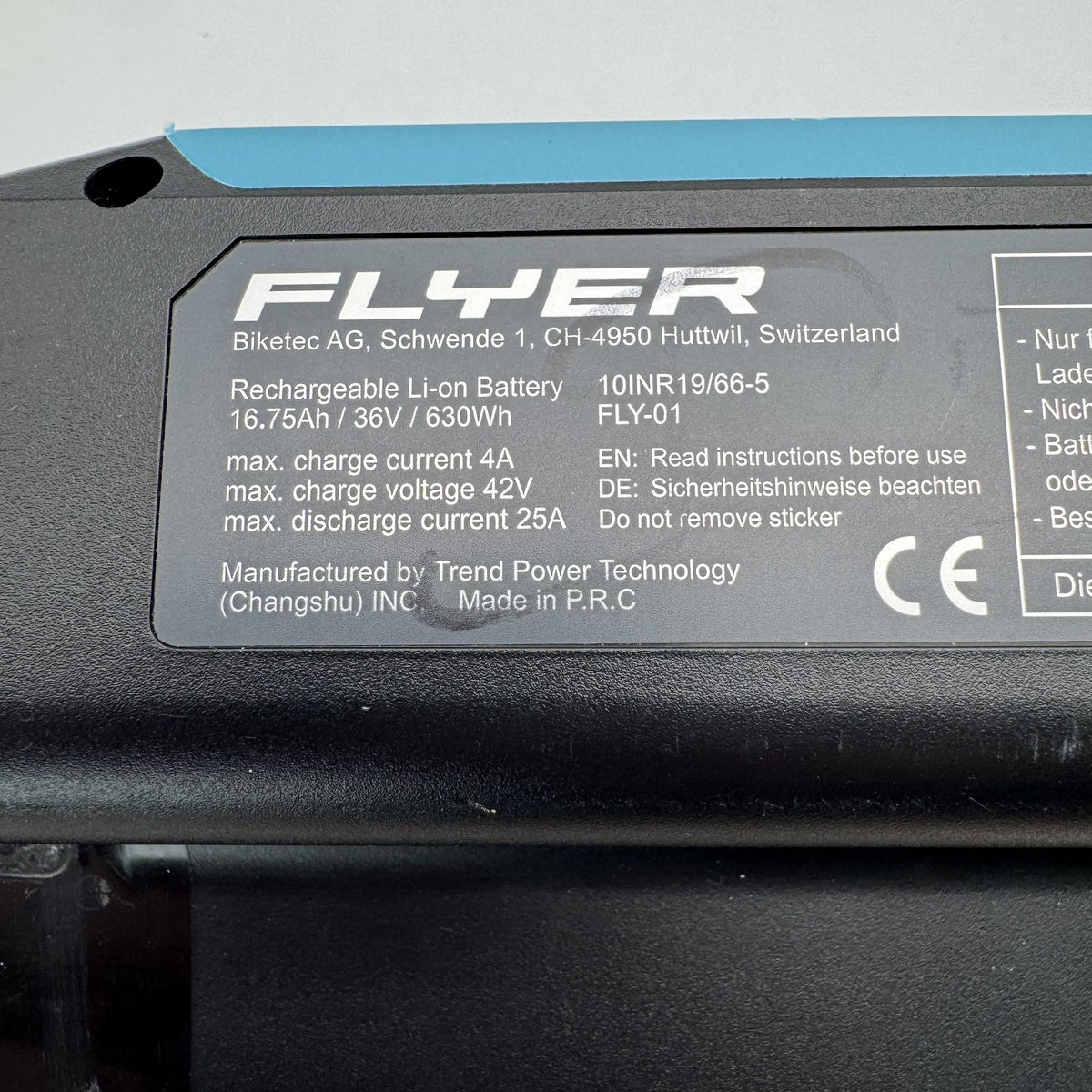 Panasonic SIB 630 Rahmenakku 36 V (Flyer) – Ansicht 3 | AkkuTec Wels